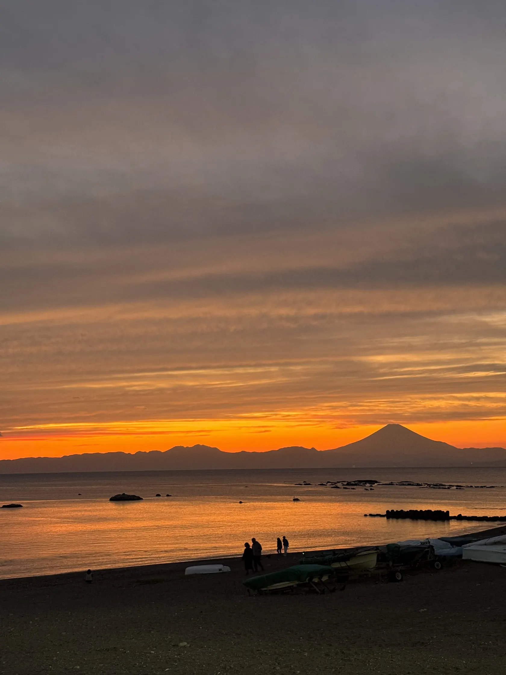 Sunset shore