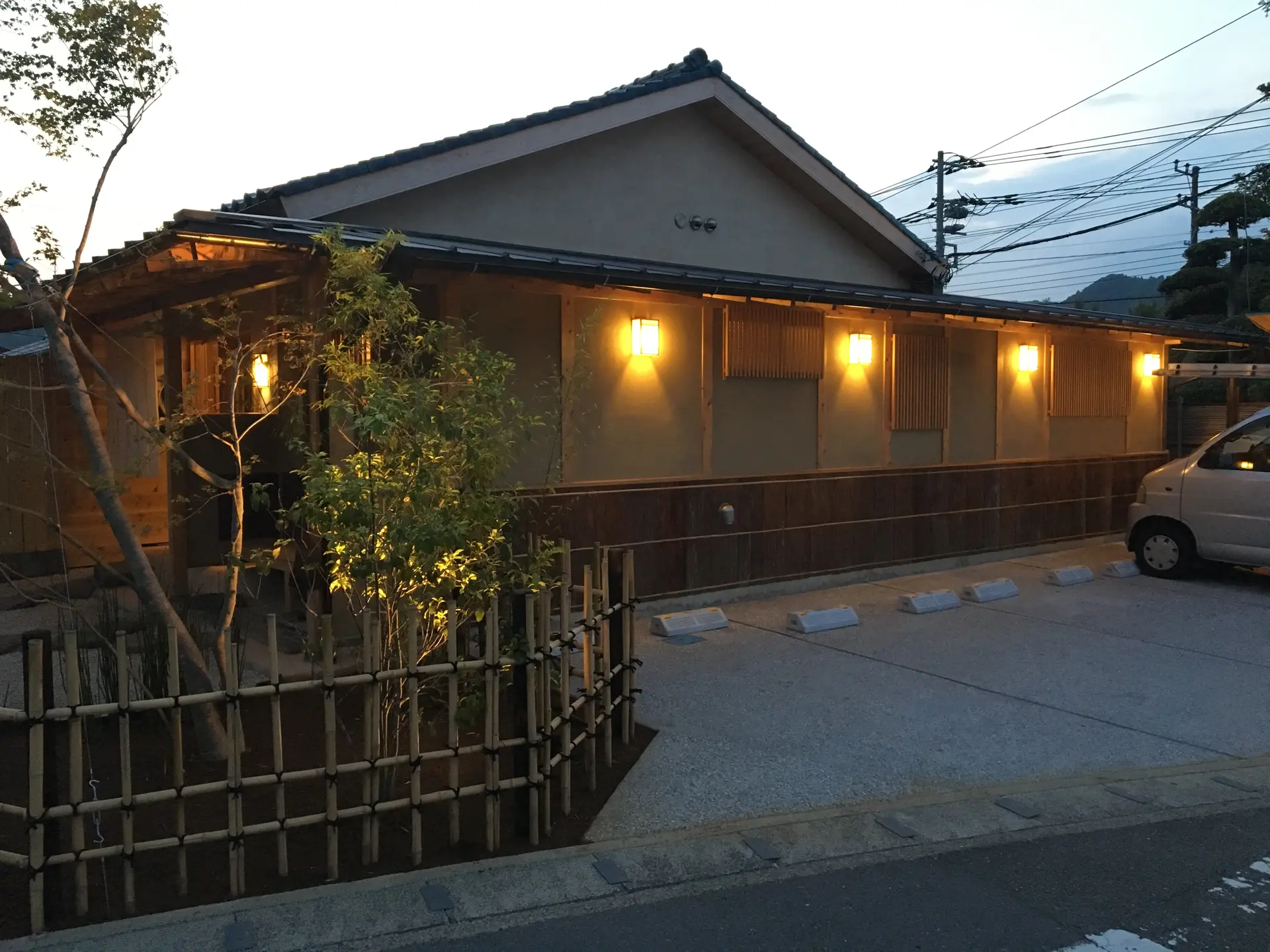 Evening exterior