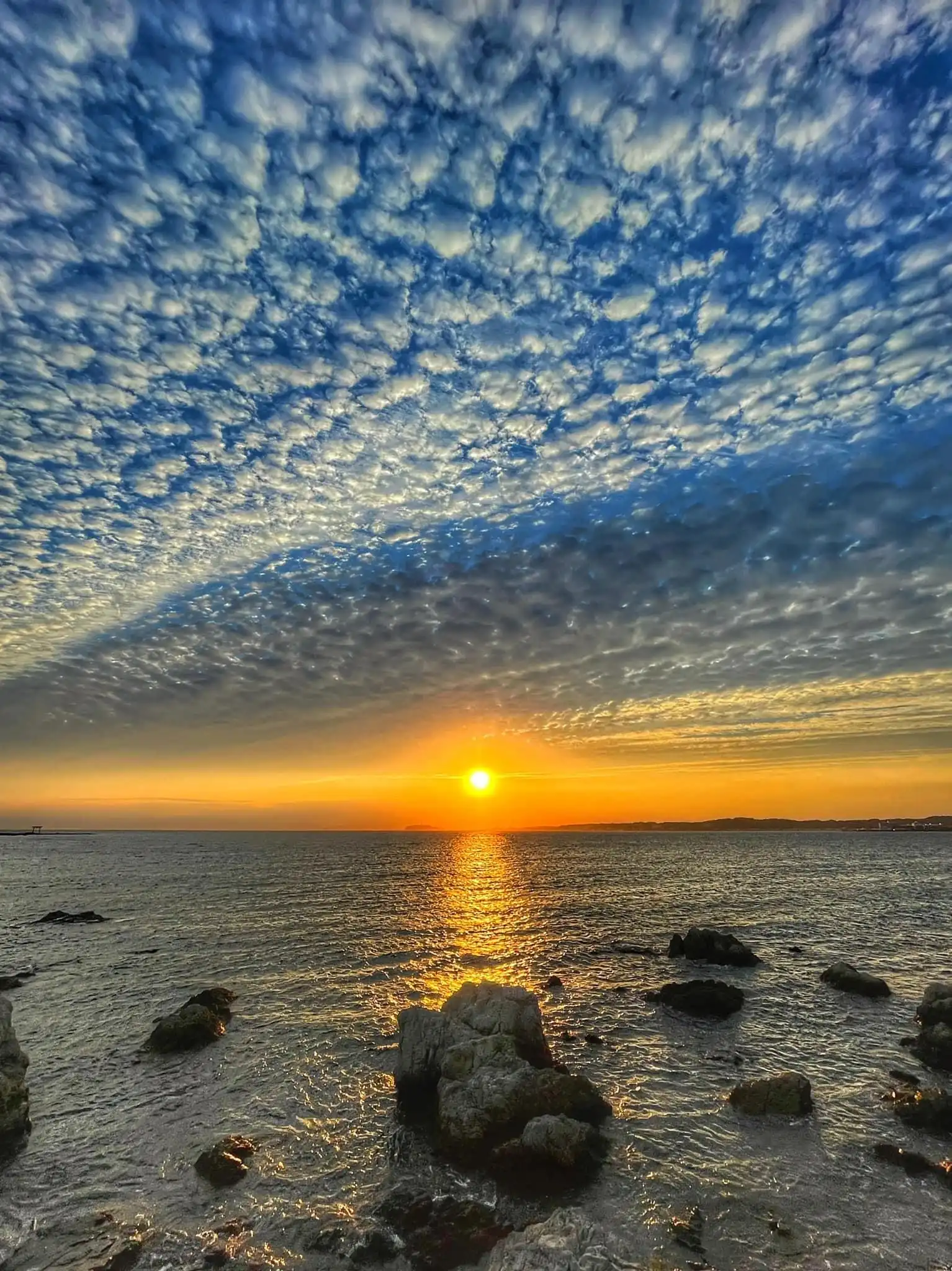 Sunset over Hayama