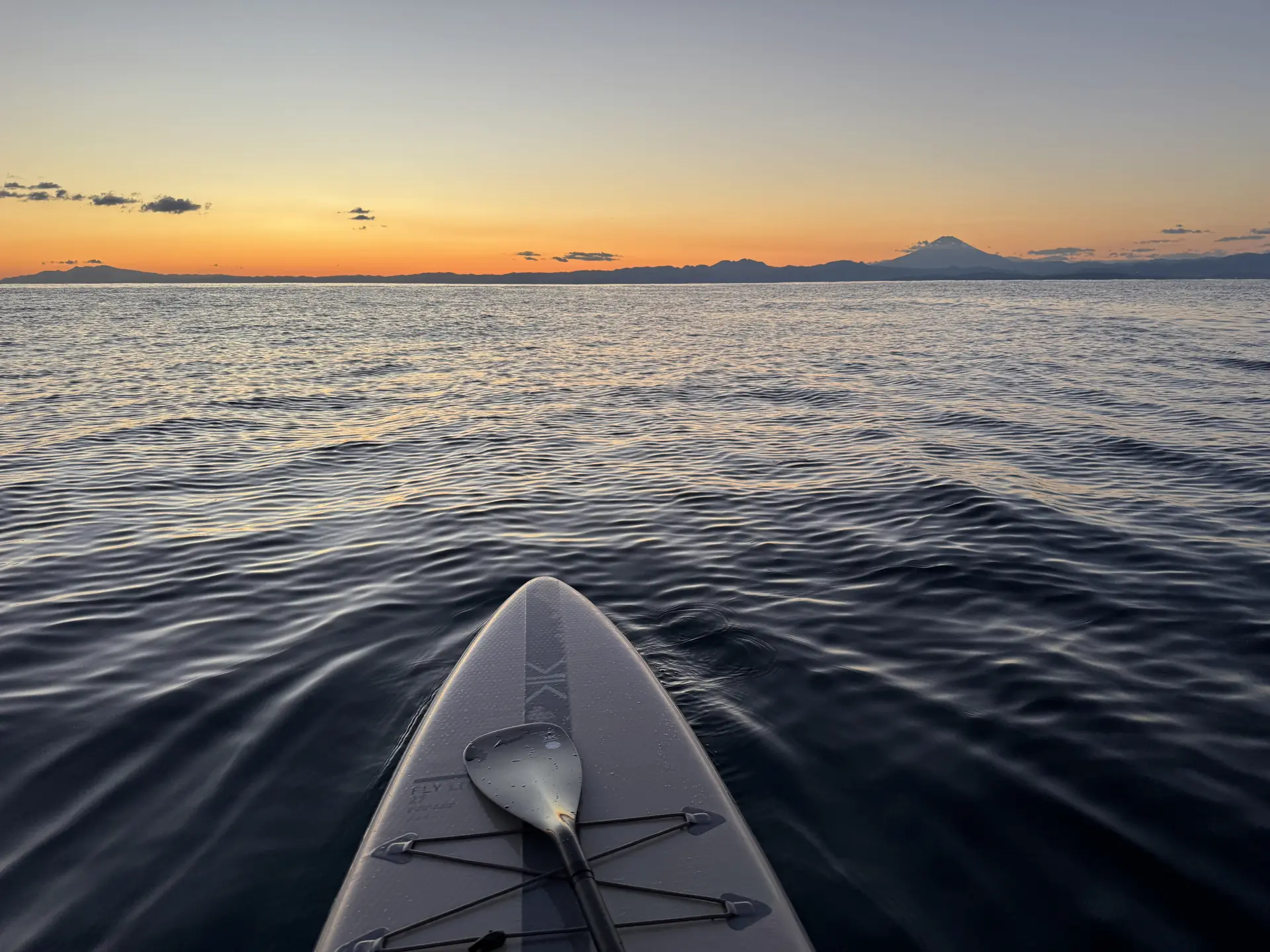 On the water